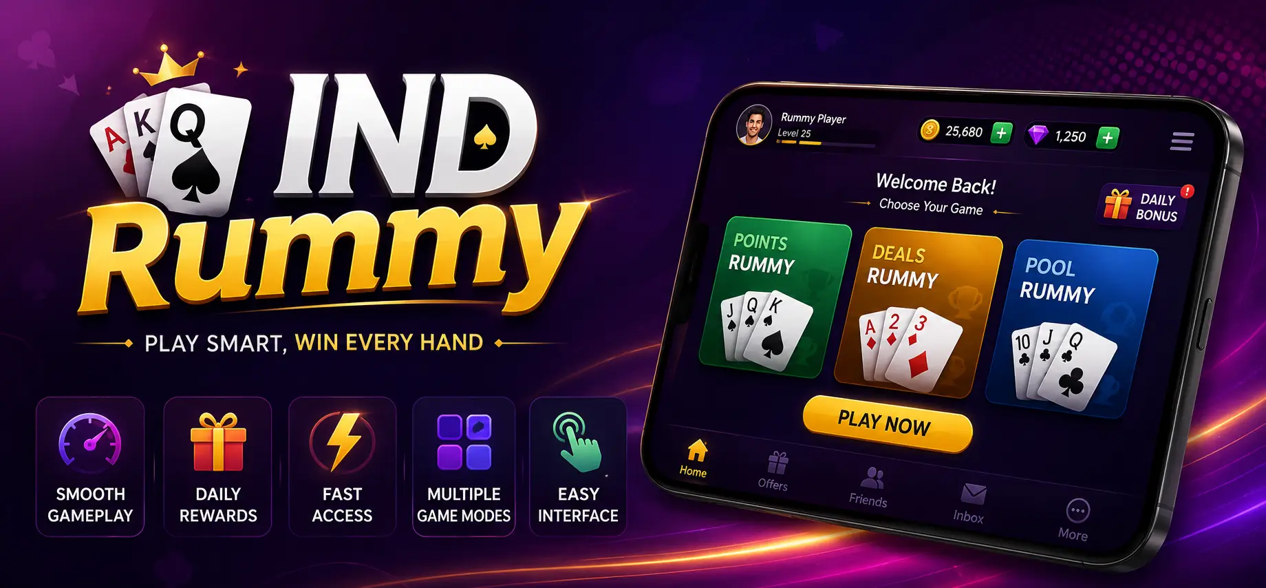 ind rummy banner